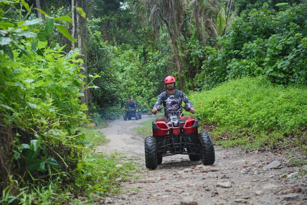 Jungle flying ATV Ride at Desaru